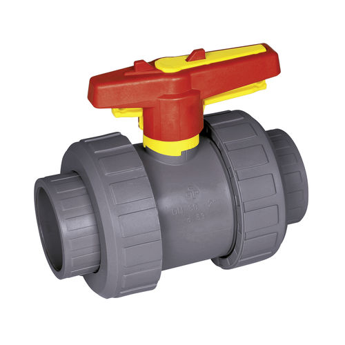 Válvula de esfera - S4  - Praher Plastics Austria GmbH - de alavanca / para água potável / flangeada