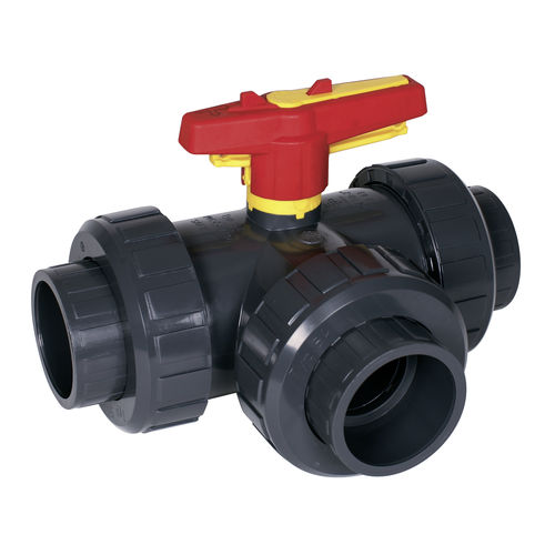 Válvula de esfera - S4  - Praher Plastics Austria GmbH - manual / para água potável / flangeada