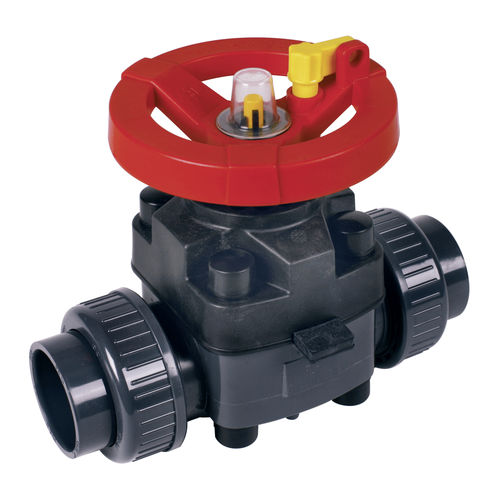Válvula de diafragma - T4  - Praher Plastics Austria GmbH - com volante / para lodo / flangeada