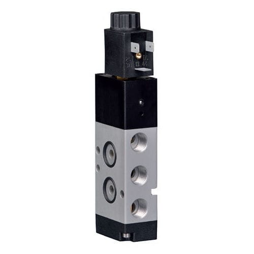 Válvula direcional pneumática tipo poppet - 3930 - SAMSON - acionada por solenoide / de ação indireta / 3/2 vias