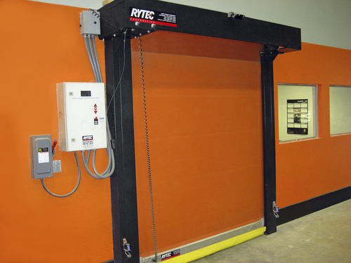 Porta de enrolar - Turbo-Seal® - Rytec Corporation - para câmara frigorífica / para ambiente interno / industrial