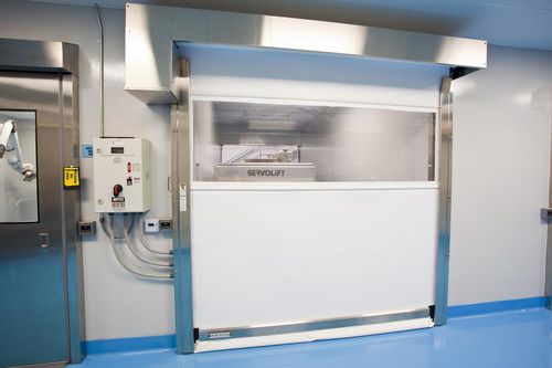 Porta de enrolar - Pharma-Roll® - Rytec Corporation - para sala limpa / para ambiente interno / rápida