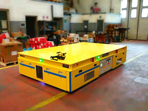 AGV de movimentação - OMNI-E - AGV - MORELLO GIOVANNI S.r.l. - para cargas pesadas / elétrico / omnidirecional