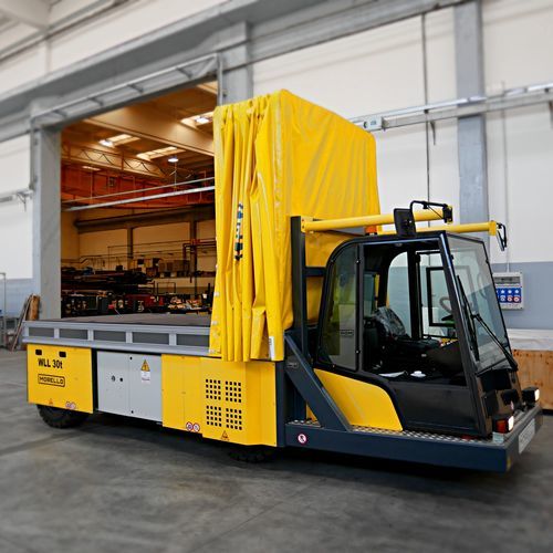 Caminhão com plataforma - SGAE-C VSF S 30/2 - MORELLO GIOVANNI S.r.l. - com 3 eixos / elétrico