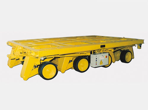 Carreta prancha - 4.36 x 3 x 9 m | VCP4 E 60/4 - MORELLO GIOVANNI S.r.l. - para equipamento industrial / com 4 eixos