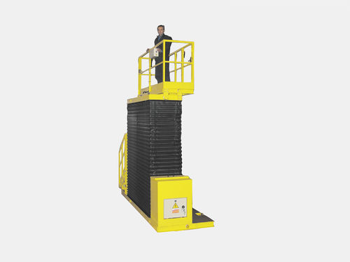 Plataforma de trabalho - tPE SBA 4R 300/DX - MORELLO GIOVANNI S.r.l. - suspensa / vertical / elétrica