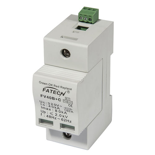 Dispositivo de proteção contra surtos de tipo 1 - FV40B+C/1-xxx S series - FATECH ELECTRONIC (FOSHAN) CO., LTD - de tipo 2 / de telesinalização / para fonte de alimentação