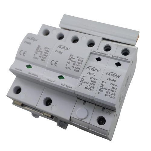 Dispositivo de proteção contra surtos de tipo 1 - FV50B+C/2-275(S) series - FATECH ELECTRONIC (FOSHAN) CO., LTD - de tipo 2 / classe I / classe II