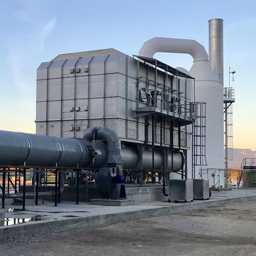 Sistema de oxidação térmico - TECAM - regenerativo / para redução de COV / para a redução de NOx