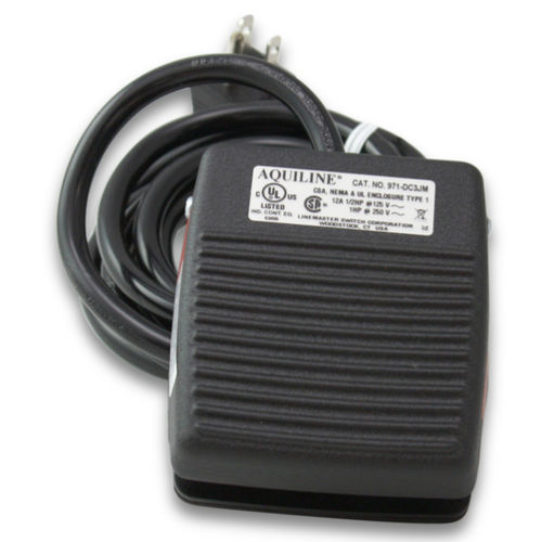Interruptor de pedal de controle - 971-DC3JM - Linemaster - de segurança / elétrico / DPDT