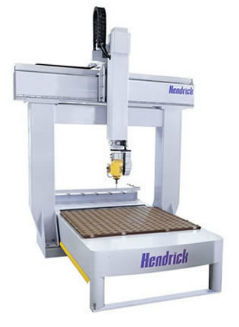 Router CNC - Hendrick - de 5 eixos / de um fuso