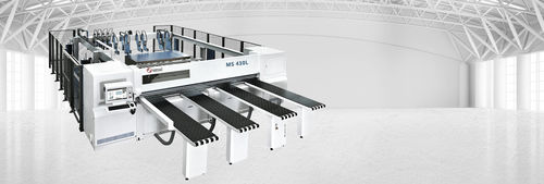 Máquina de corte com faca - MS 430L - Masterwood - para madeira / de painéis / de alta velocidade