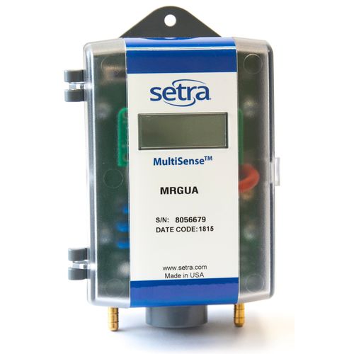 Transdutor de pressão diferencial - MRG - SETRA - analógico / CA / para trilho DIN