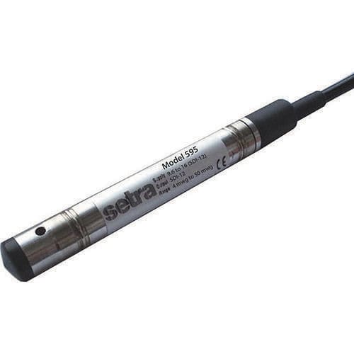Sensor de pressão absoluta - 595  - SETRA - térmico / digital / em aço inoxidável