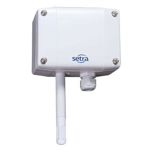 Sensor de umidade e temperatura de parede - SRH200 - SETRA - relativa / 4–20 mA / CA