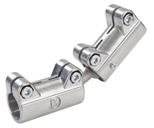 Conector para tubos redondos - KGMM 30 - RK Rose+Krieger GmbH - articulado / em material plástico / em alumínio