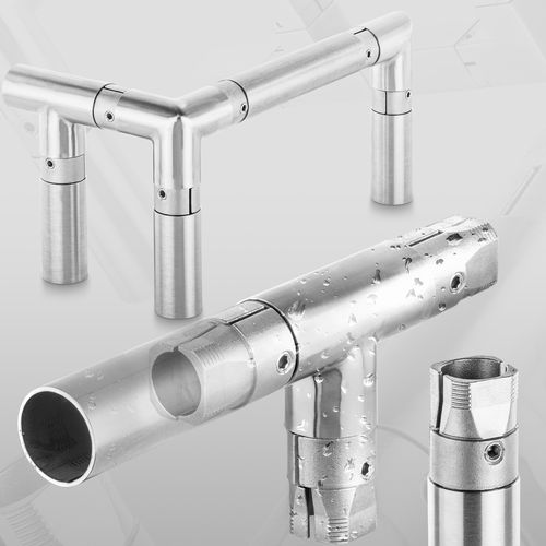 Conector para tubos redondos - EMS - RK Rose+Krieger GmbH - cruzeta / em T / de canto