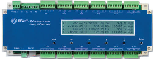 Medidor de potência para trilho DIN - ELNet MC - Control Applications Ltd