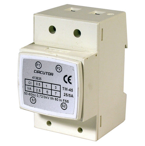Transformador de medição - TM45 series  - CIRCUTOR - de corrente / encapsulado / para trilho DIN
