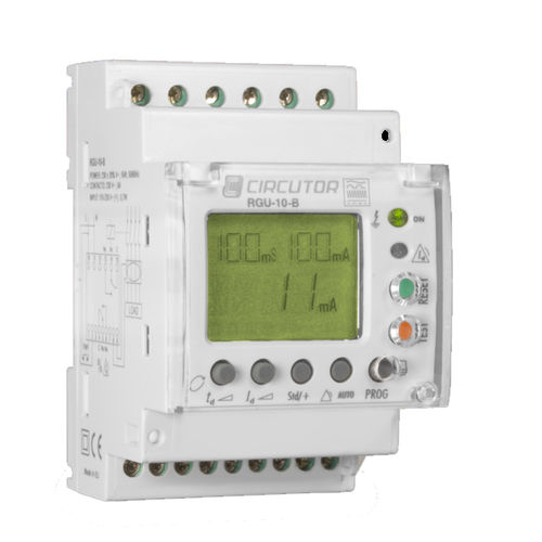 Relé de monitoramento de fuga à terra - RGU-10B - CIRCUTOR - trifásico / CA/CC / monofásico