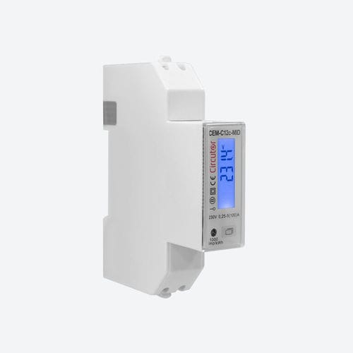 Medidor de energia elétrica monofásico - CEM-C12c - CIRCUTOR - para trilho DIN / RS-485 / MODBUS