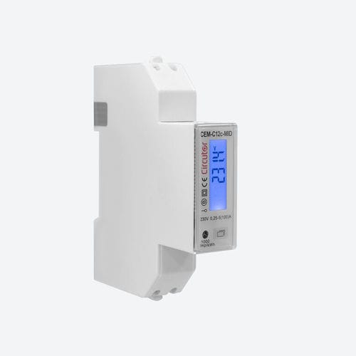 Medidor de energia elétrica monofásico - CEM-C12c - CIRCUTOR - para trilho DIN / RS-485 / MODBUS