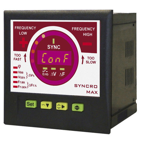 Relé de monitoramento de frequência - SYNCHROMAX series  - CIRCUTOR - de fase / de sincronização / CA