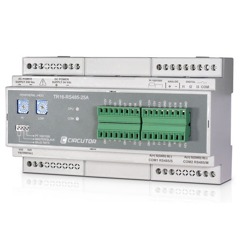 Analisador de rede elétrica CC - TR16 series - CIRCUTOR - de potência / integrável / com controlador de temperatura integrado