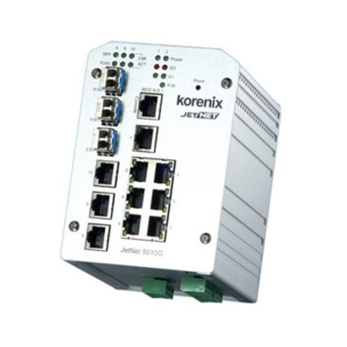Switch de rede gerenciável - JetNet 5010G - Beijer Electronics - 10/100BaseT(X) / 10 portas / Gigabit