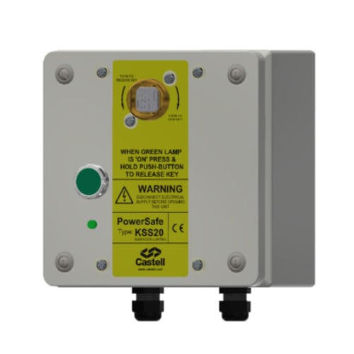 Interruptor por solenóide - KSS - CASTELL SAFETY INTERNATIONAL - de chave / multipolar / para montagem em painel