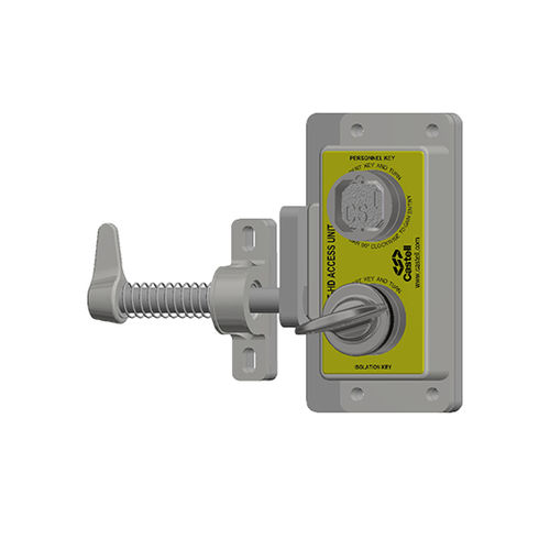 Fechadura de chave - AIE-HD - CASTELL SAFETY INTERNATIONAL - para porta de correr / em latão / em aço inoxidável