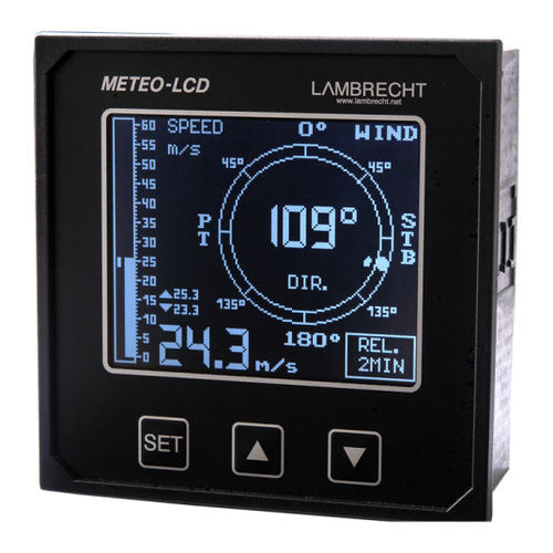 Indicador digital - METEO-LCD-NAV - Wilh. LAMBRECHT GmbH - de temperatura / de pressão / de velocidade