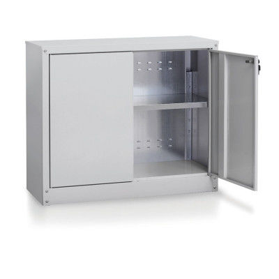 Armário de acondicionamento - E580 - Tecnotelai - de embutir / com prateleiras / com portas de abrir