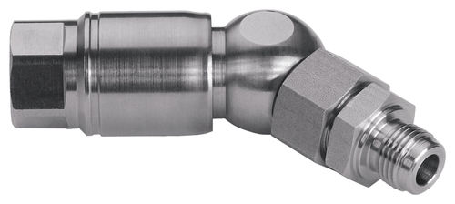 Conexão de ângulo - 1663  - EISELE GmbH - para produtos químicos / pneumática / de roscar