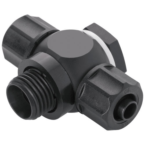 Conexão pneumática - 38  - EISELE GmbH - de roscar / em T / em alumínio