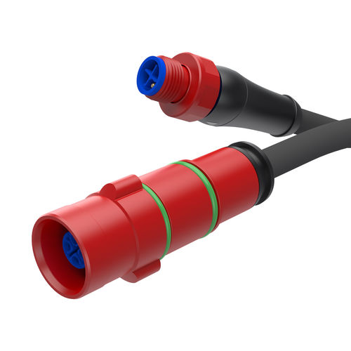 Conector de alimentação elétrica - MULTILINE E - EISELE GmbH - DIN / redondo / fêmea