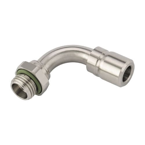 Conexão cotovelo de 90° - VT4603-xxxx90  - EISELE GmbH - para produtos químicos / para líquido de arrefecimento / pneumática