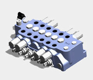 Válvula direcional hidráulica spool - 6600 - Husco International - eletro-hidráulica