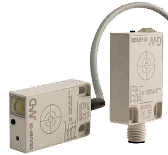 Sensor de proximidade capacitivo - CQ55 series - Micro Detectors - retangular / analógico / IP67