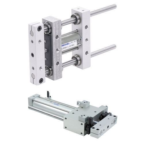 Guia linear com patim - SE series - FABCO-AIR - em aço / de precisão / pneumática