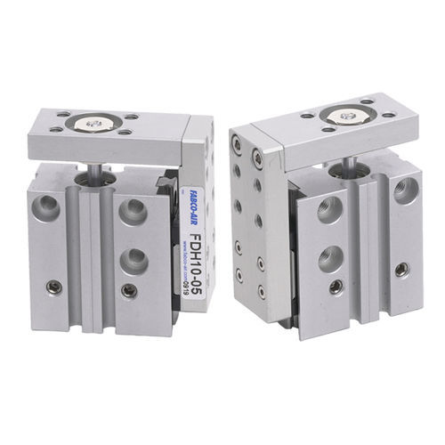 Cilindro pneumático - FDH series - FABCO-AIR - de pistão magnético / de dupla ação / em aço inoxidável