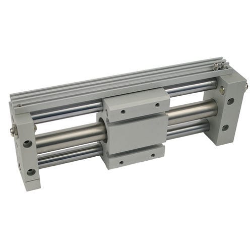 Corrediça linear sem haste - FGYSR series - FABCO-AIR - de esferas / pneumática / em alumínio anodizado