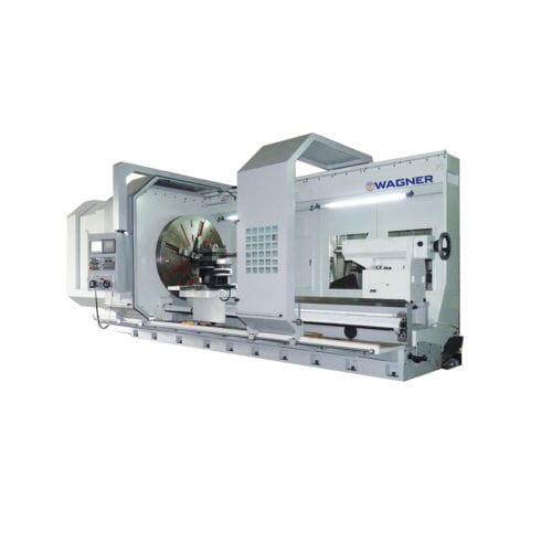 Torno CNC - WDR series - Maschinen WAGNER Werkzeugmaschinen GmbH - horizontal / de 2 eixos / com mesa plana