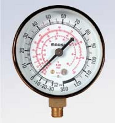 Manômetro com mostrador analógico - Marsh Bellofram - com rosca / com tubo de Bourdon / de teste