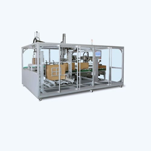 Máquina embaladora controlada por CLP - Case Packer  - Jornen Machinery Co., Ltd. - horizontal / para caixas de papelão / para a indústria alimentícia