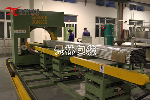 Envolvedora orbital - GG800  - Shanghai Jinglin Packaging Machinery Co.,Ltd - automática / para perfis / com filme estirável