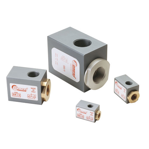Válvula de escape rápido - SR series - Bonesi Pneumatik s.r.l. - de esfera / de controle de vazão / para ar comprimido