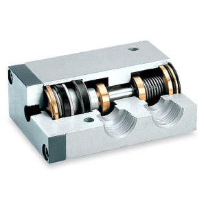 Válvula direcional pneumática com carretel equilibrado - CETOP series - Bonesi Pneumatik s.r.l. - de acionamento pneumático / acionada por solenoide / de 5/2 vias