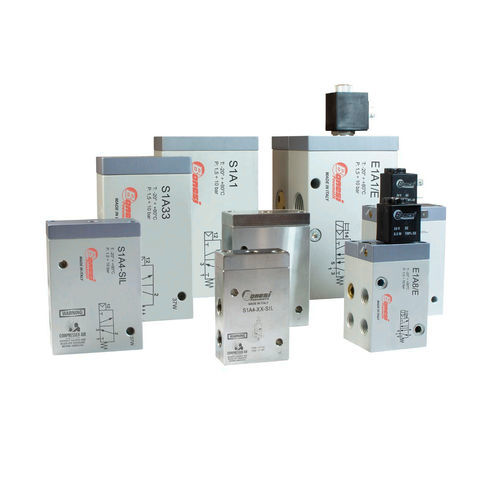 Válvula direcional pneumática tipo poppet - A series - Bonesi Pneumatik s.r.l. - de acionamento pneumático / acionada por solenoide / eletropneumática