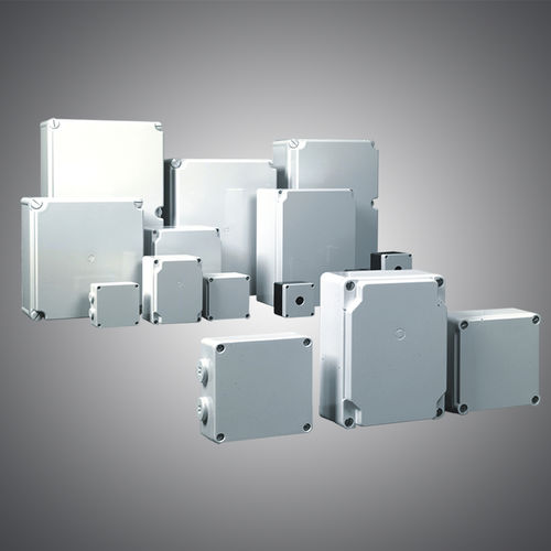 Caixa de montagem com tampa aparafusada - JL-S Series - JIANGSU JIANLONG ELECTRICAL CO.,LTD - para montagem na parede / retangular / em ABS